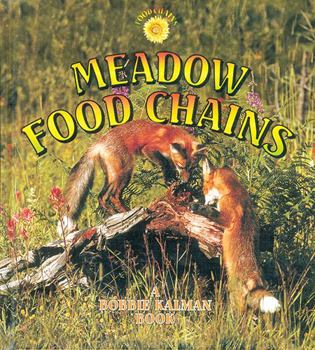 Library Binding Meadow Food Chains Book