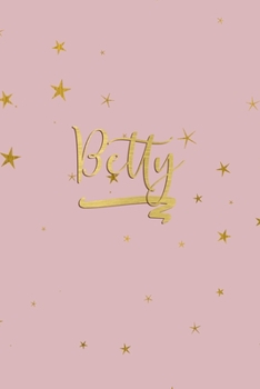 Paperback Betty: Personalized Journal to Write In - Rose Gold Line Journal Book