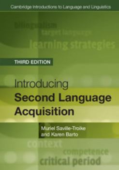 Introducing Second Language Acquisition (Cambridge Introductions to Language and Linguistics) - Book  of the Cambridge Introductions to Language and Linguistics