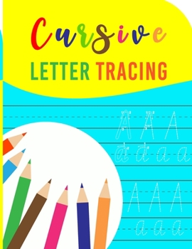 Paperback Cursive Letter Tracing: A cursive writing practice workbook for young adults and teens (Beginning cursive workbooks) Book