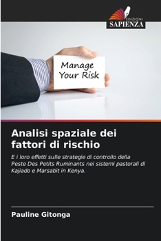 Paperback Analisi spaziale dei fattori di rischio [Italian] Book