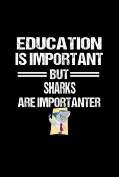 Cute Shark Notebook: Smiling Shark Education Humor Sarcastic Funny Christmas Gift - Black Dotted Dot Grid Bullet Notebook - Diary, Planner, Gratitude, Writing, Goal, Log Journal - 6x9 120 pages