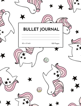 Bullet Journal: Nifty Unicorn Dot Grid Notebook - Dotted Note Pad for Kids, Girls, Teens, Tweens, Women - Gifts for Birthday and Christmas | Creative Art 00551