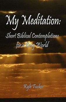 Paperback My Meditation: Short Biblical Contemplations for a Busy World Book