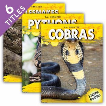 Library Binding Xtreme Snakes (Set) Book