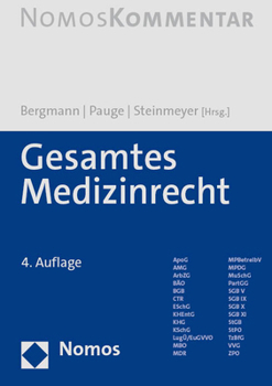 Hardcover Gesamtes Medizinrecht [German] Book