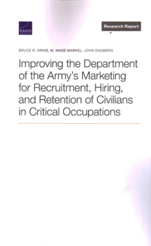 Paperback Improving the Department of the Army's Marketing for Recruitment, Hiring, and Retention of Civilians in Critical Occupations Book