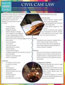 Paperback Civil Case Law (Speedy Study Guides: Academic) Book