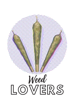 Marijuana Weed Lovers Notebook: 8.5X11 Wide Ruled Notebook Vol 75