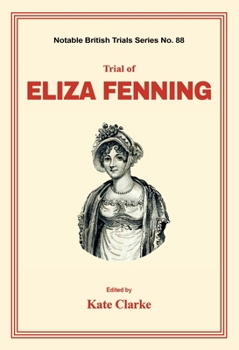 Paperback Trial of Eliza Fenning Book