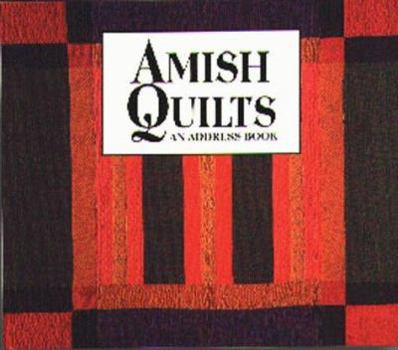 Paperback Amish Quilts: An Address Book