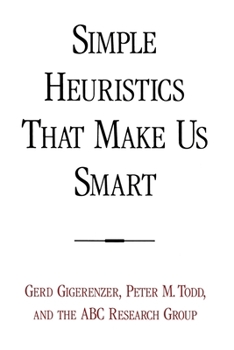 Paperback Simple Heuristics That Make Us Smart Book