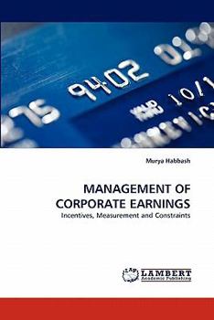 Paperback Management of Corporate Earnings Book