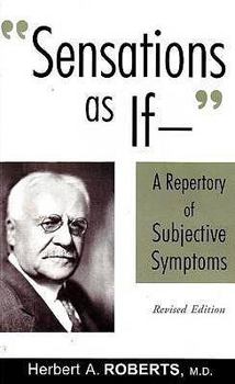 Paperback Sensations As If: A Repertory of Subjective Symptoms Book