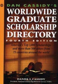 Paperback Dan Cassidy's Worldwide Graduate Scholarship Directory Book
