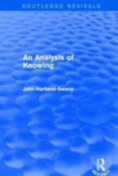 Paperback An Analysis of Knowing Book