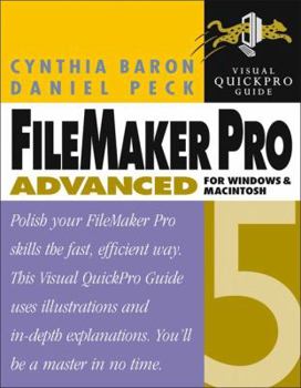 Paperback FileMaker Pro 5 Advanced for Windows and Macintosh: Visual Quickpro Guide Book