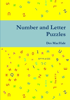 Paperback Number and Letter Puzzles Book
