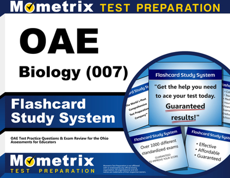 OAE Biology (007) Flashcard Study System: OAE Test Practice Questions & Exam Review for the Ohio Assessments for Educators (Cards)