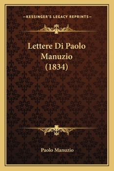 Paperback Lettere Di Paolo Manuzio (1834) Book
