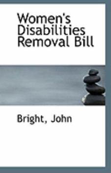 Paperback Women's Disabilities Removal Bill Book