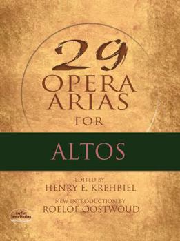 Paperback 29 Opera Arias for Altos Book