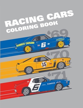 Paperback Racing Cars Coloring Book: Coloring Book for Kids and Adults with Fun, Easy, and Relaxing Coloring Pages (Coloring Books for Adults and Kids 2-4 Book