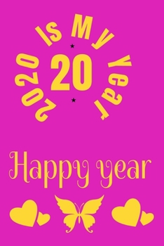 2020 Is My Year: 6x9 Blank Lined Notebook / Journal (Cocktail, Pink Cover) - Inspirational 2020 New Year's Resolution Gift Paperback – December 27, 2019