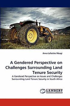 Paperback A Gendered Perspective on Challenges Surrounding Land Tenure Security Book