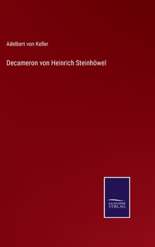 Hardcover Decameron von Heinrich Steinhöwel [German] Book