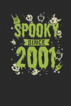 Spooky Since 2001: Graph Paper Journal (6" X 9" - 120 Pages/ 5 Squares per inch) for Birthday and Happy Halloween Gift Idea
