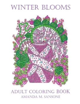 Paperback Winter Blooms: Adult Coloring Book