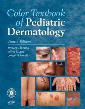 Hardcover Color Textbook of Pediatric Dermatology: Text with CD-ROM Book