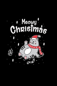 Paperback Meowy christmas: 6x9 Christmas - lined - ruled paper - notebook - notes Book