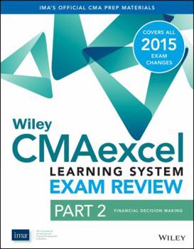 Paperback Wiley CMA Excel Learning System Exam Review 2015 Part 2 [Unknown] Book