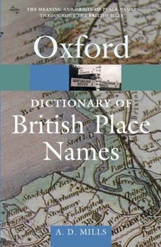 Paperback A Dictionary of British Place-Names Book