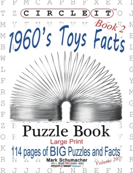 Paperback Circle It, 1960s Toys Facts, Book 2, Word Search, Puzzle Book [Large Print] Book