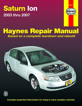 Paperback Haynes Saturn Ion 2003 Thru 2007 Book