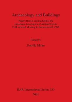 Paperback Archaeology and Buildings Book