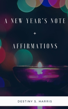 Paperback A New Year's Note + Affirmations Book