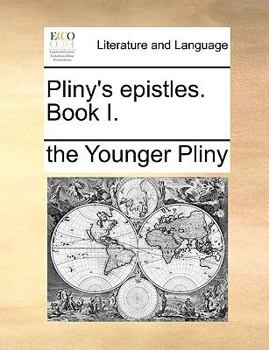 Paperback Pliny's Epistles. Book I. Book