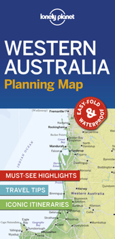 Map Lonely Planet Western Australia Planning Map Book
