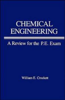 Hardcover Chemical Engineering Review for PE Exam Book