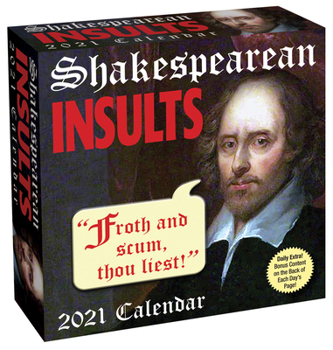 Calendar Shakespearean Insults 2021 Day-To-Day Calendar Book