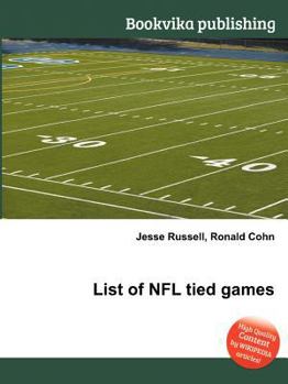 Paperback List of NFL Tied Games Book