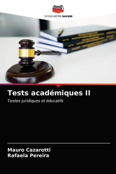 Paperback Tests académiques II [French] Book