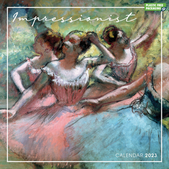 Calendar 2023 Impressionist Wall Calendar Book
