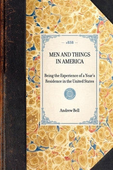 Paperback Men and Things in America Book