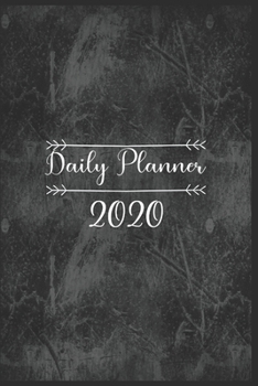 Paperback Daily Planner 2020: daily planner with to do list for organization - daily planner with hourly schedule - daily planner 2020 one page per Book