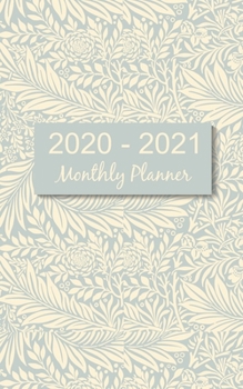 Paperback 2020 - 2021 Monthly Planner: Larkspur Floral 2-Year Pocket Planner Book